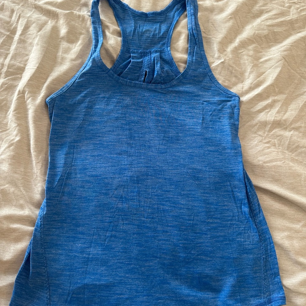 Lululemon blue workout Tank Top women’s